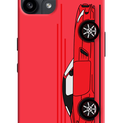 Red Velocity Nothing Phone 3A Lite Back Cover