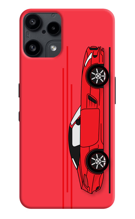 Red Velocity Nothing Phone 3A Lite Back Cover