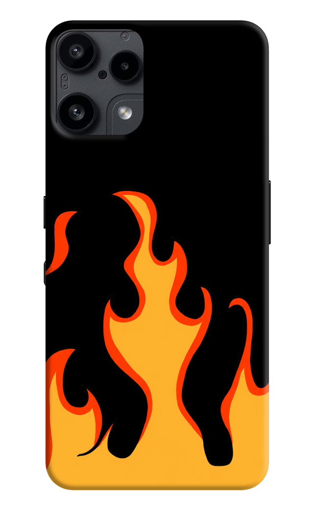 Fired Up – Black Nothing Phone 3A Lite Hard Case Back Cover by Casekaro