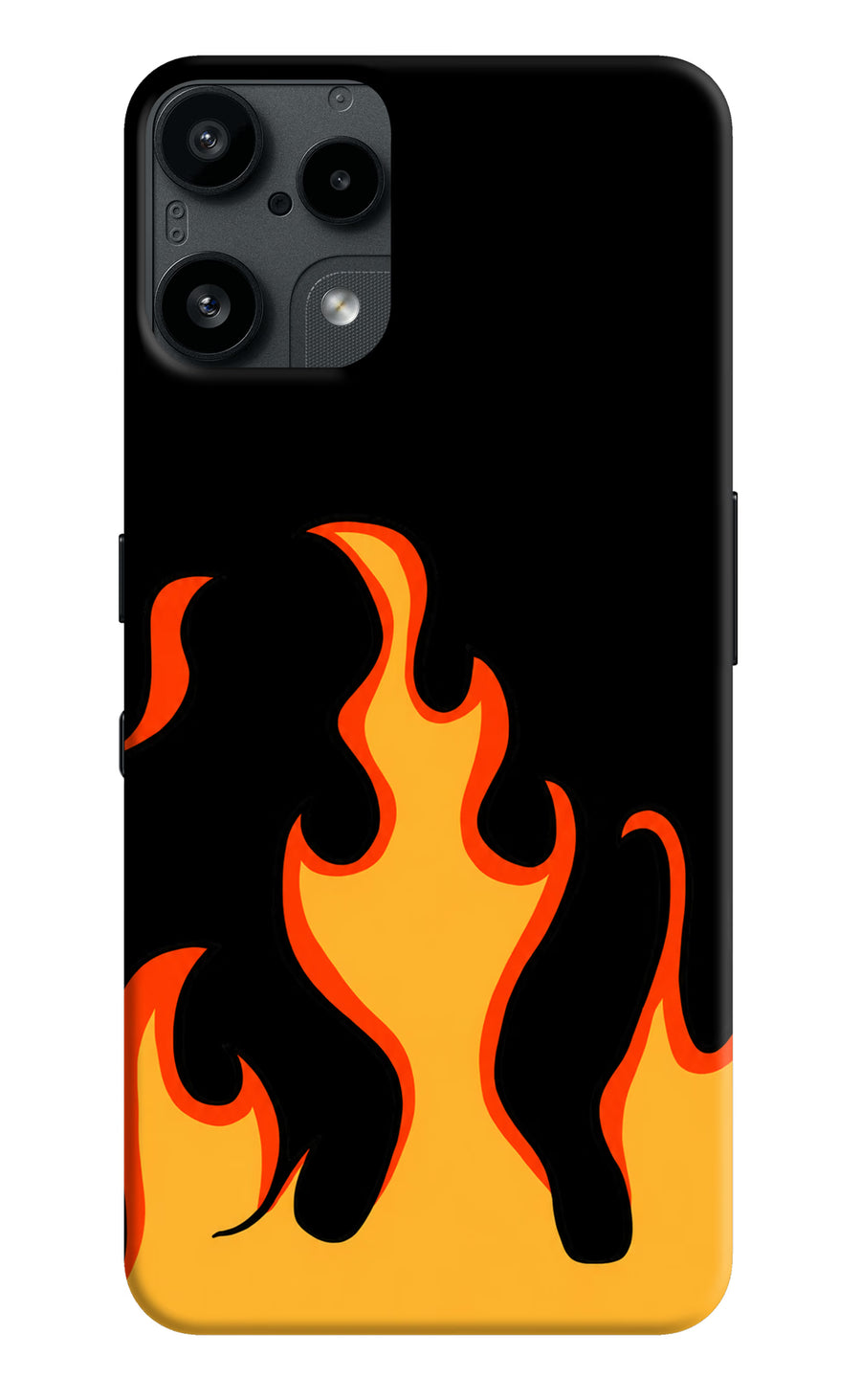Fired Up – Black Nothing Phone 3A Lite Back Cover, Hard case