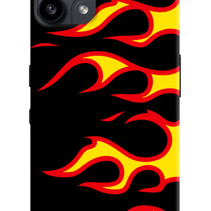 Side Sweep Flames Nothing Phone 3A Lite Hard Case Back Cover by Casekaro