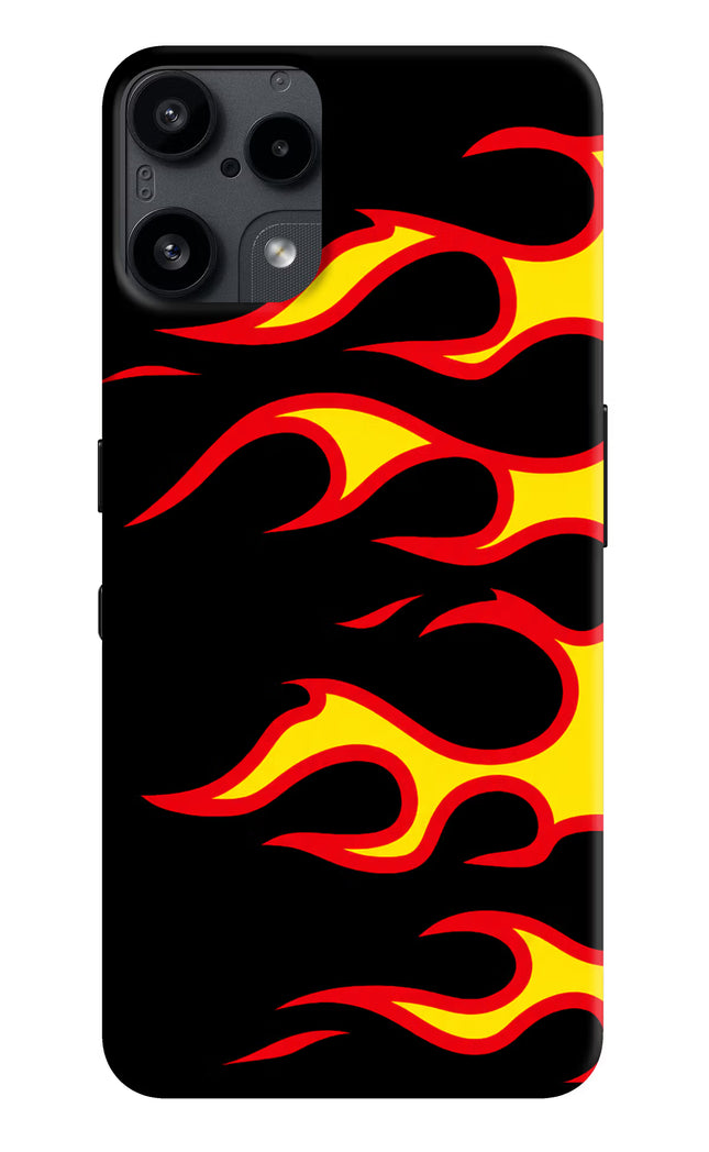 Side Sweep Flames Nothing Phone 3A Lite Hard Case Back Cover by Casekaro