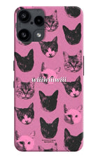 Pink Cats Nothing Phone 3A Lite Hard Case Back Cover by Casekaro