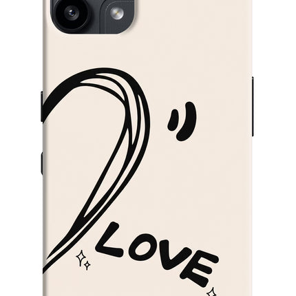 Soul Line Nothing Phone 3A Lite Hard Case Back Cover by Casekaro