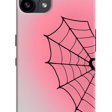 Pink Web Nothing Phone 3A Lite Hard Case Back Cover by Casekaro