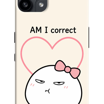 Always Right Nothing Phone 3A Lite Hard Case Back Cover by Casekaro