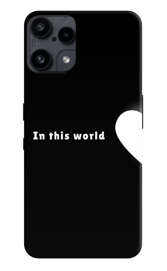 This World Nothing Phone 3A Lite Hard Case Back Cover by Casekaro
