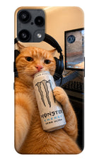 Gamer Cat Energy Nothing Phone 3A Lite Hard Case Back Cover by Casekaro