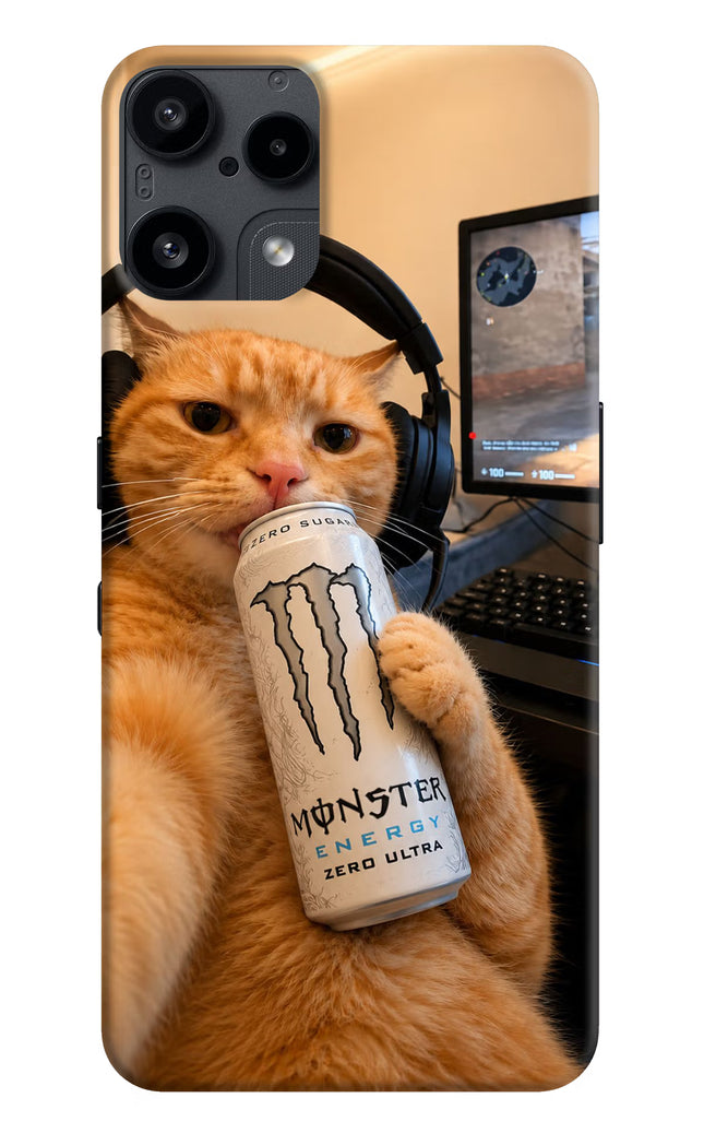 Gamer Cat Energy Nothing Phone 3A Lite Hard Case Back Cover by Casekaro