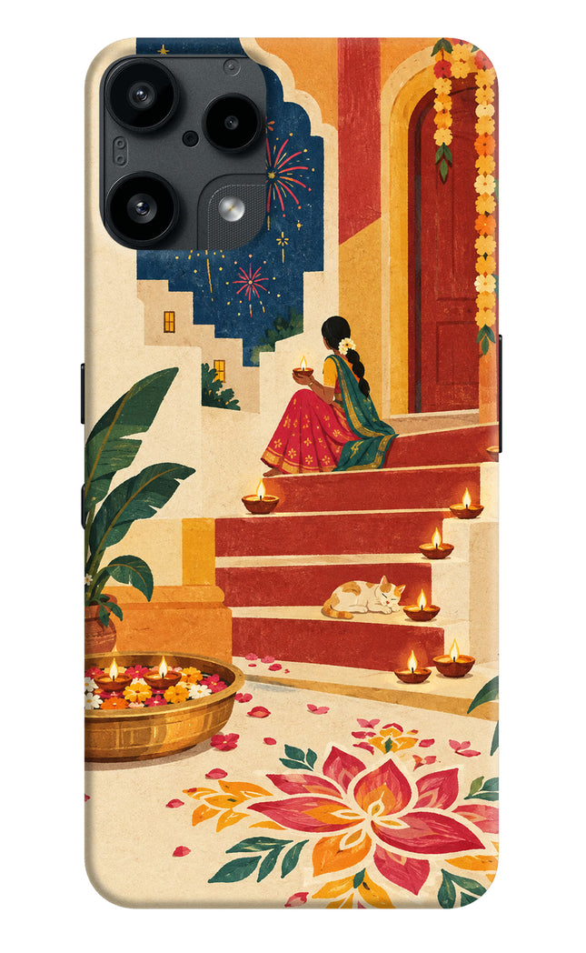 Diwali Rangoli Nothing Phone 3A Lite Hard Case Back Cover by Casekaro