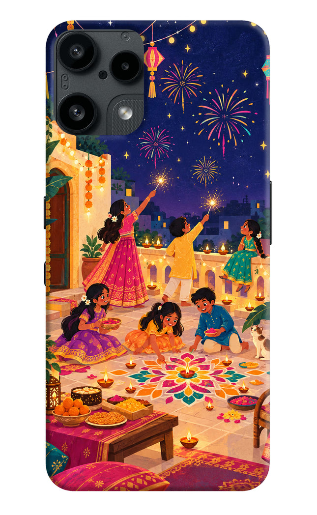 Diwali Night Nothing Phone 3A Lite Hard Case Back Cover by Casekaro