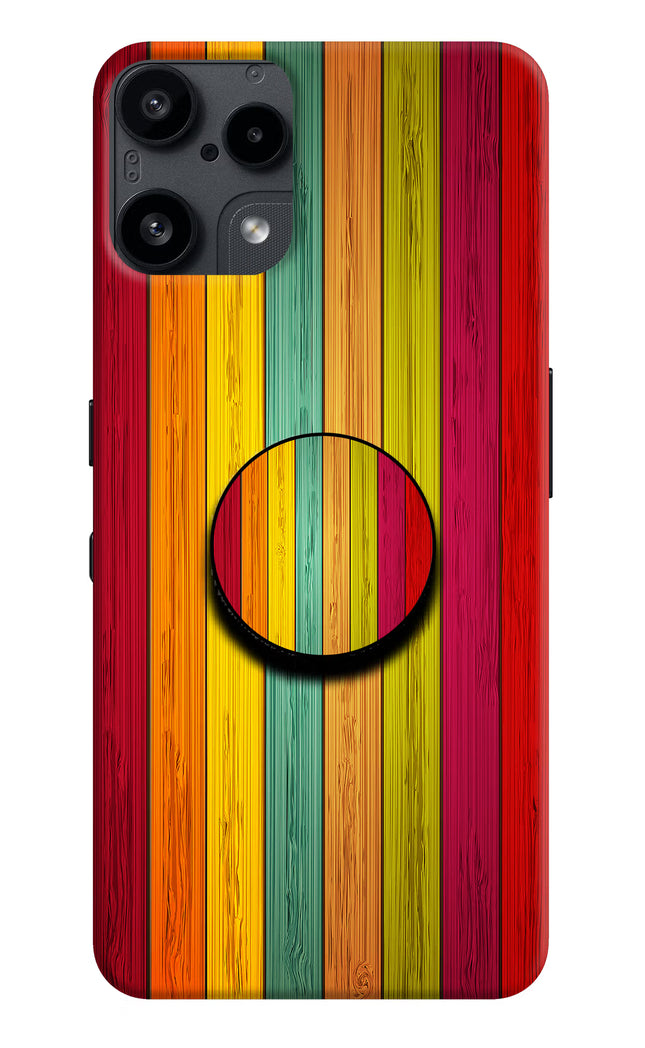 Multicolor Wooden Nothing Phone 3A Lite Pop Case