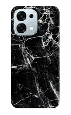 Black Marble Texture Oppo F31 5G Hard Case Back Cover by Casekaro