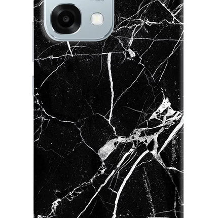 Black Marble Pattern Oppo F31 5G Hard Case Back Cover by Casekaro