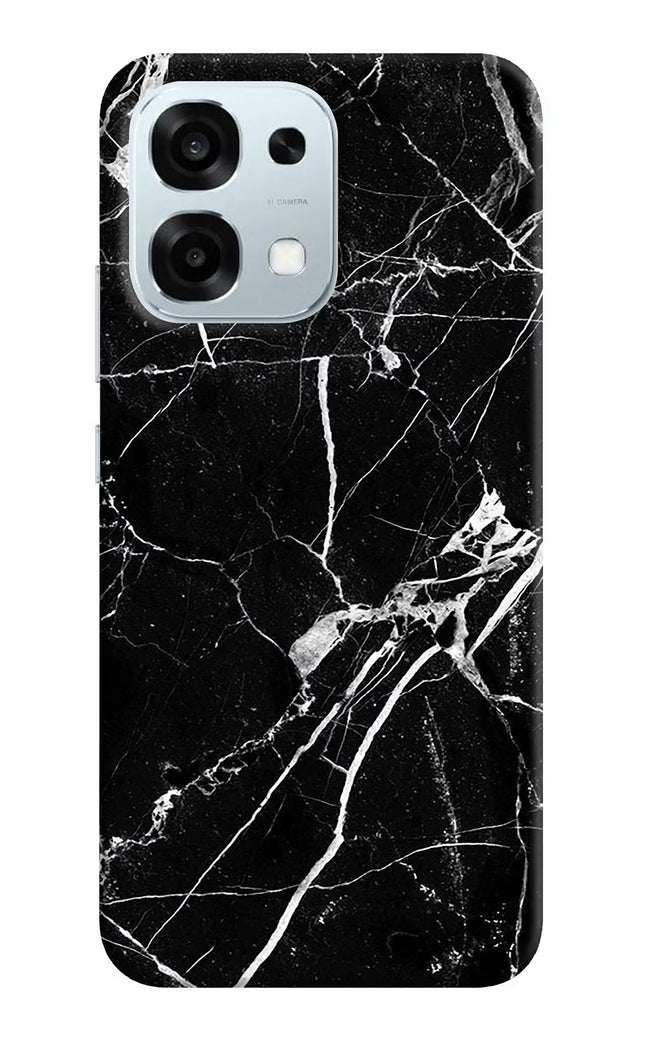 Black Marble Pattern Oppo F31 5G Hard Case Back Cover by Casekaro