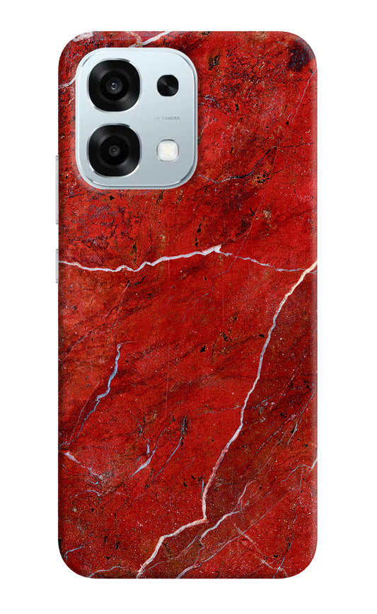 Red Marble Design Oppo F31 5G Hard Case Back Cover by Casekaro
