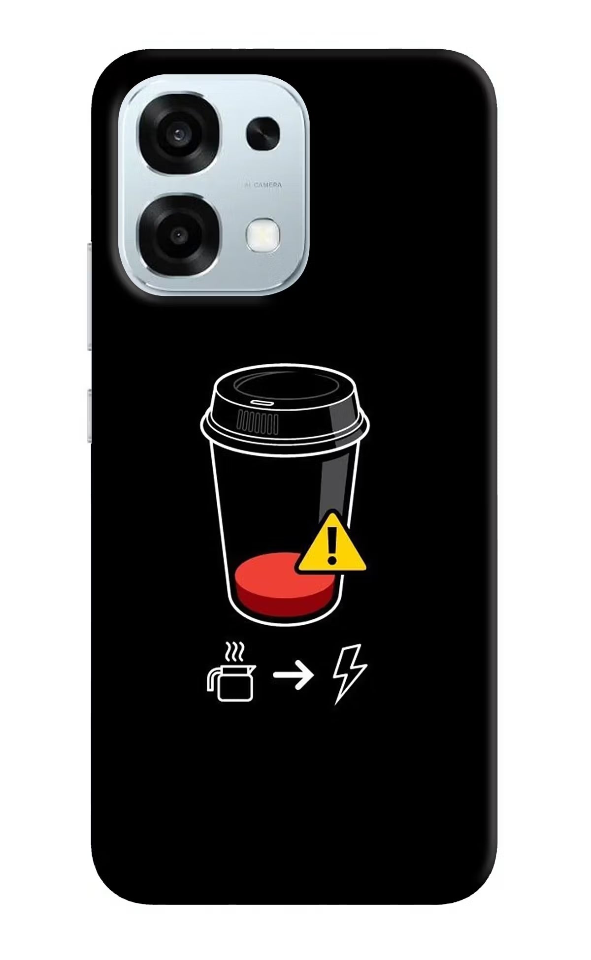 Coffee Oppo F31 5G Hard Case Back Cover by Casekaro