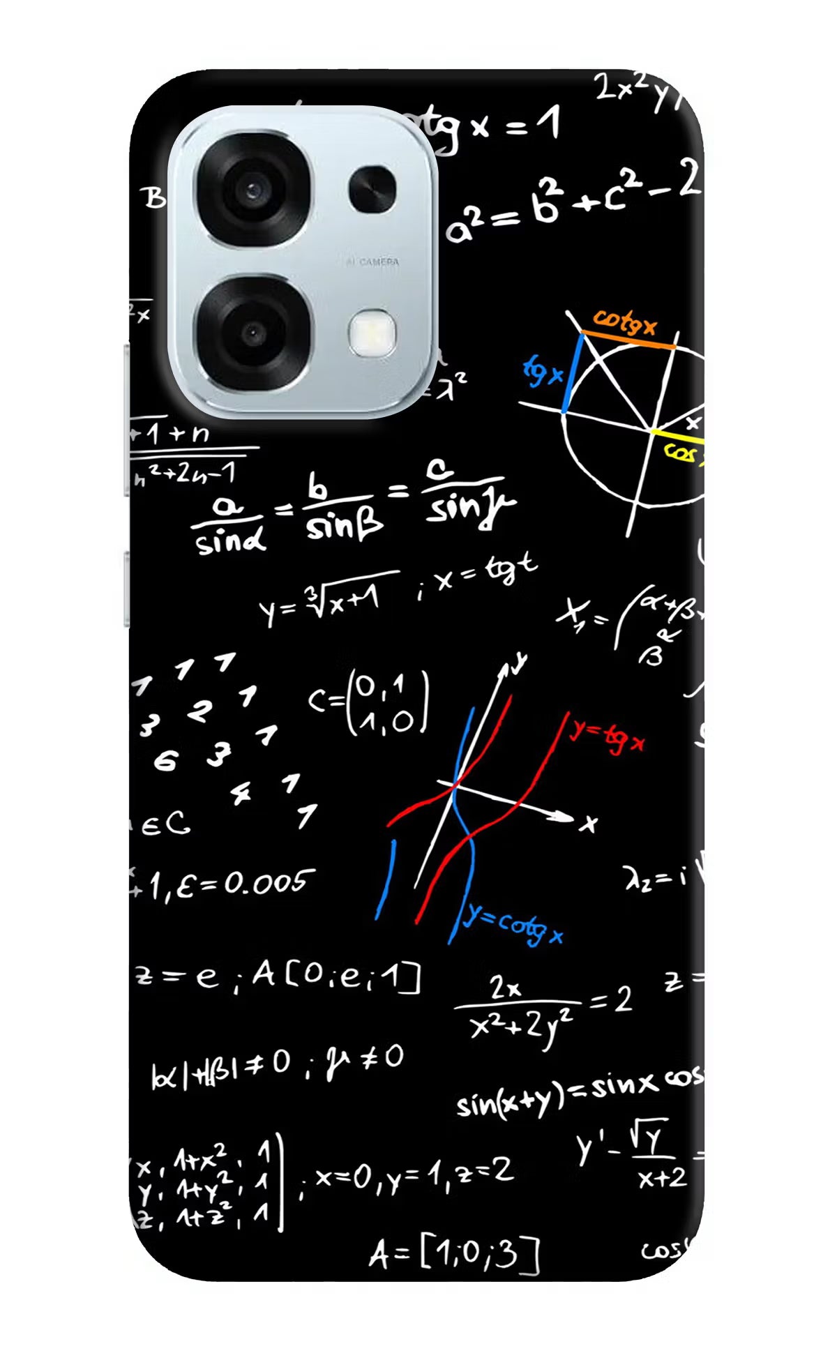 Mathematics Formula Oppo F31 5G Hard Case Back Cover by Casekaro