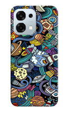 Space Abstract Oppo F31 5G Hard Case Back Cover by Casekaro