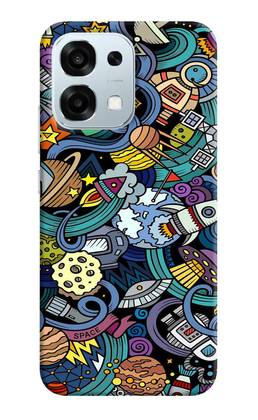 Space Abstract Oppo F31 5G Hard Case Back Cover by Casekaro