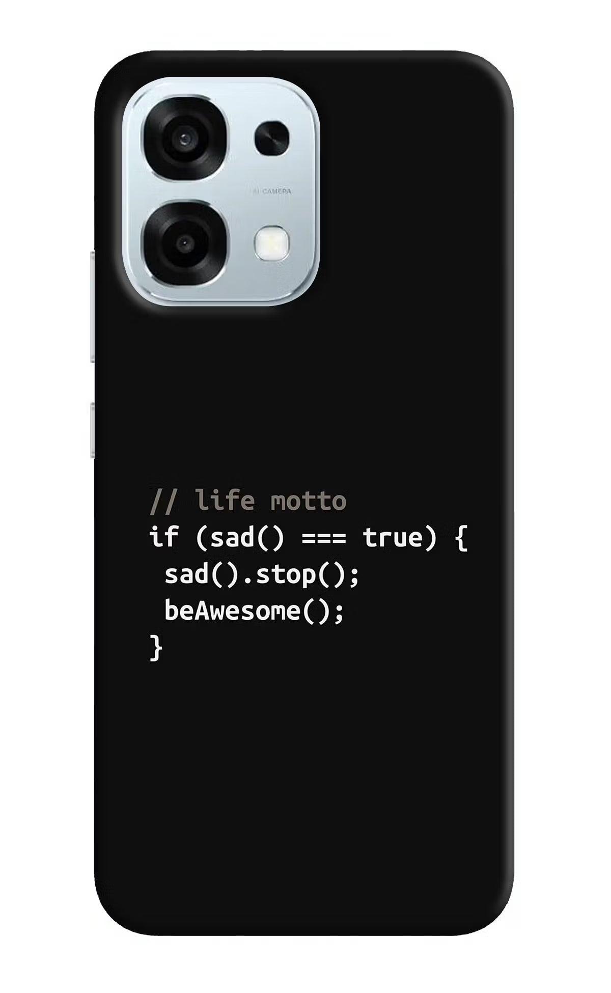 Life Motto Code Oppo F31 5G Hard Case Back Cover by Casekaro