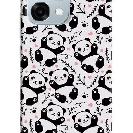 Cute Panda Oppo F31 5G Hard Case Back Cover by Casekaro