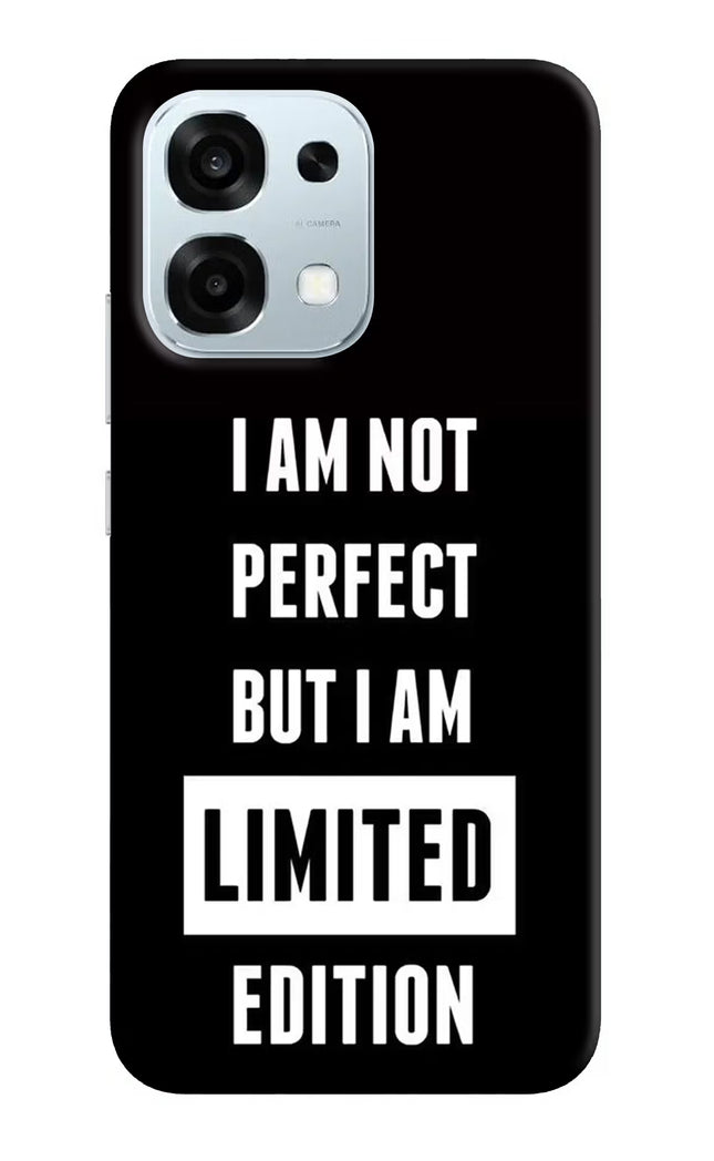 I Am Not Perfect But I Am Limited Edition Oppo F31 5G Hard Case Back Cover by Casekaro