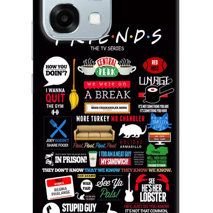 FRIENDS Oppo F31 5G Hard Case Back Cover by Casekaro