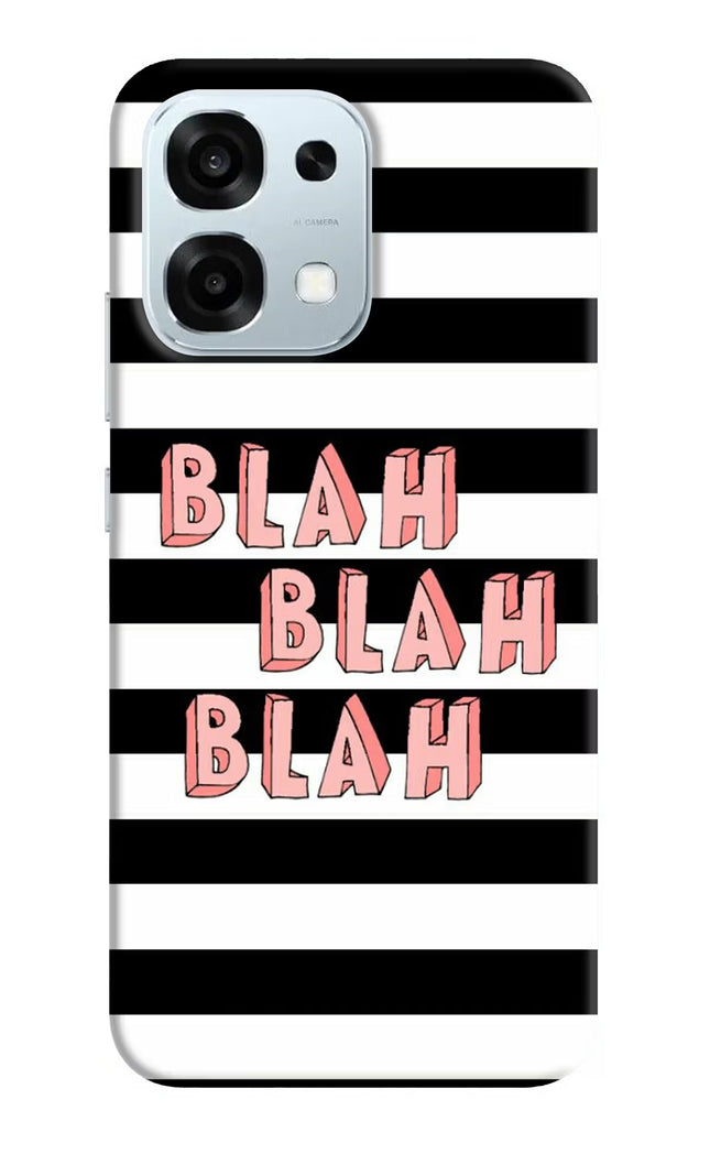 Blah Blah Blah Oppo F31 5G Hard Case Back Cover by Casekaro
