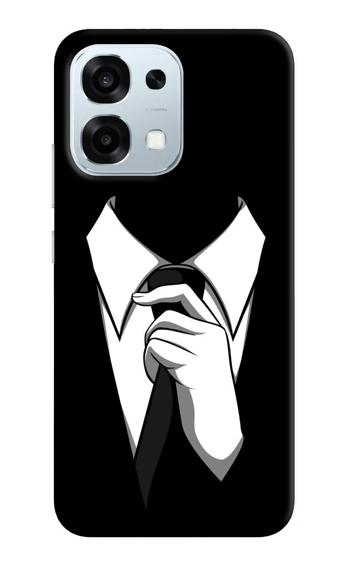 Black Tie Oppo F31 5G Hard Case Back Cover by Casekaro
