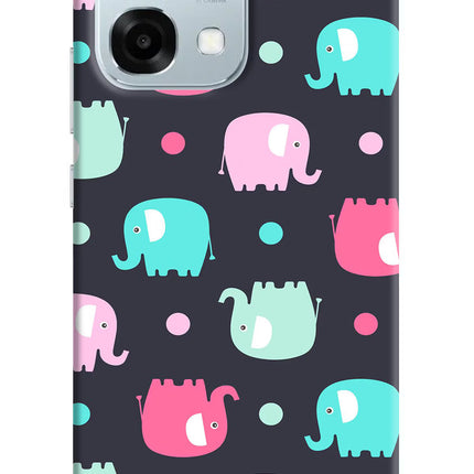 Elephants Oppo F31 5G Hard Case Back Cover by Casekaro