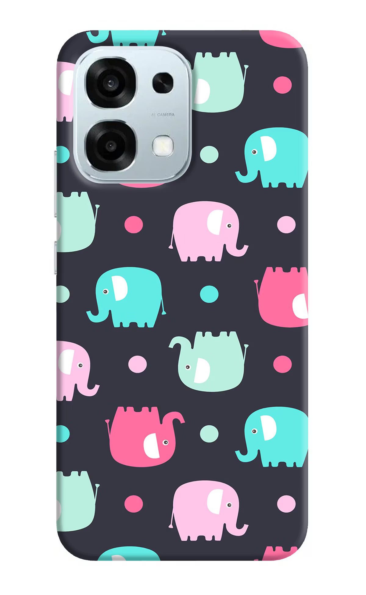 Elephants Oppo F31 5G Hard Case Back Cover by Casekaro