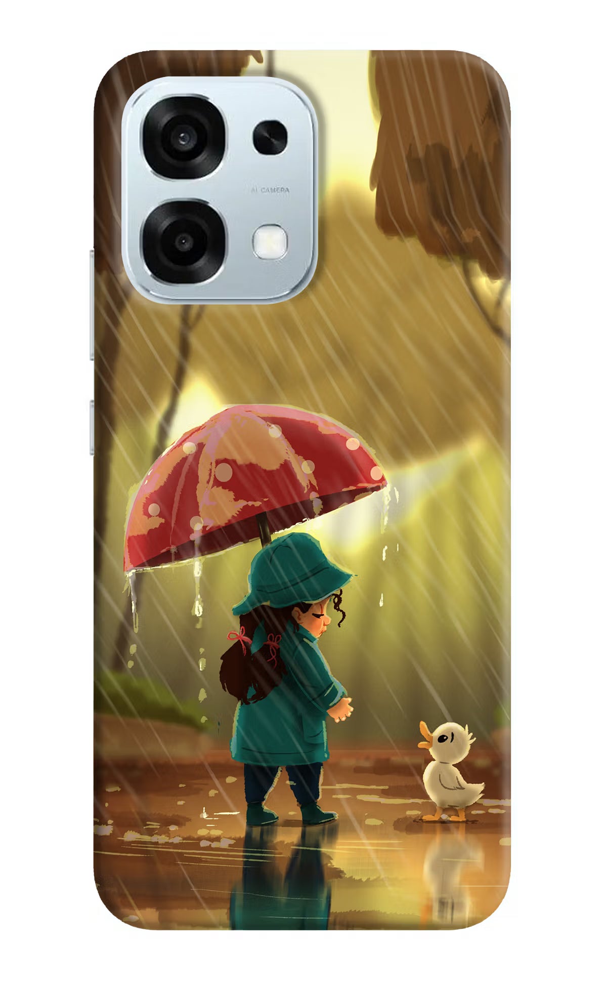 Rainy Day Oppo F31 5G Hard Case Back Cover by Casekaro