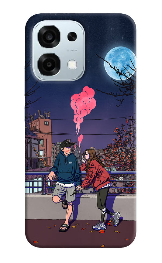 Chilling Couple Oppo F31 5G Hard Case Back Cover by Casekaro