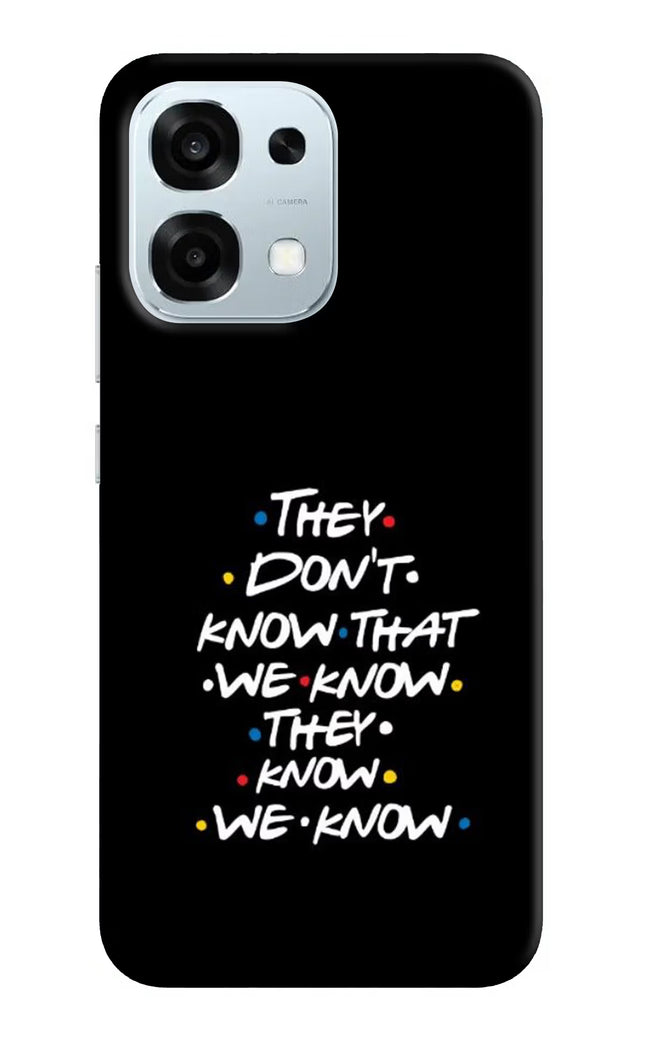 FRIENDS Dialogue Oppo F31 5G Hard Case Back Cover by Casekaro