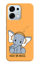 High On Music Oppo F31 5G Hard Case Back Cover by Casekaro