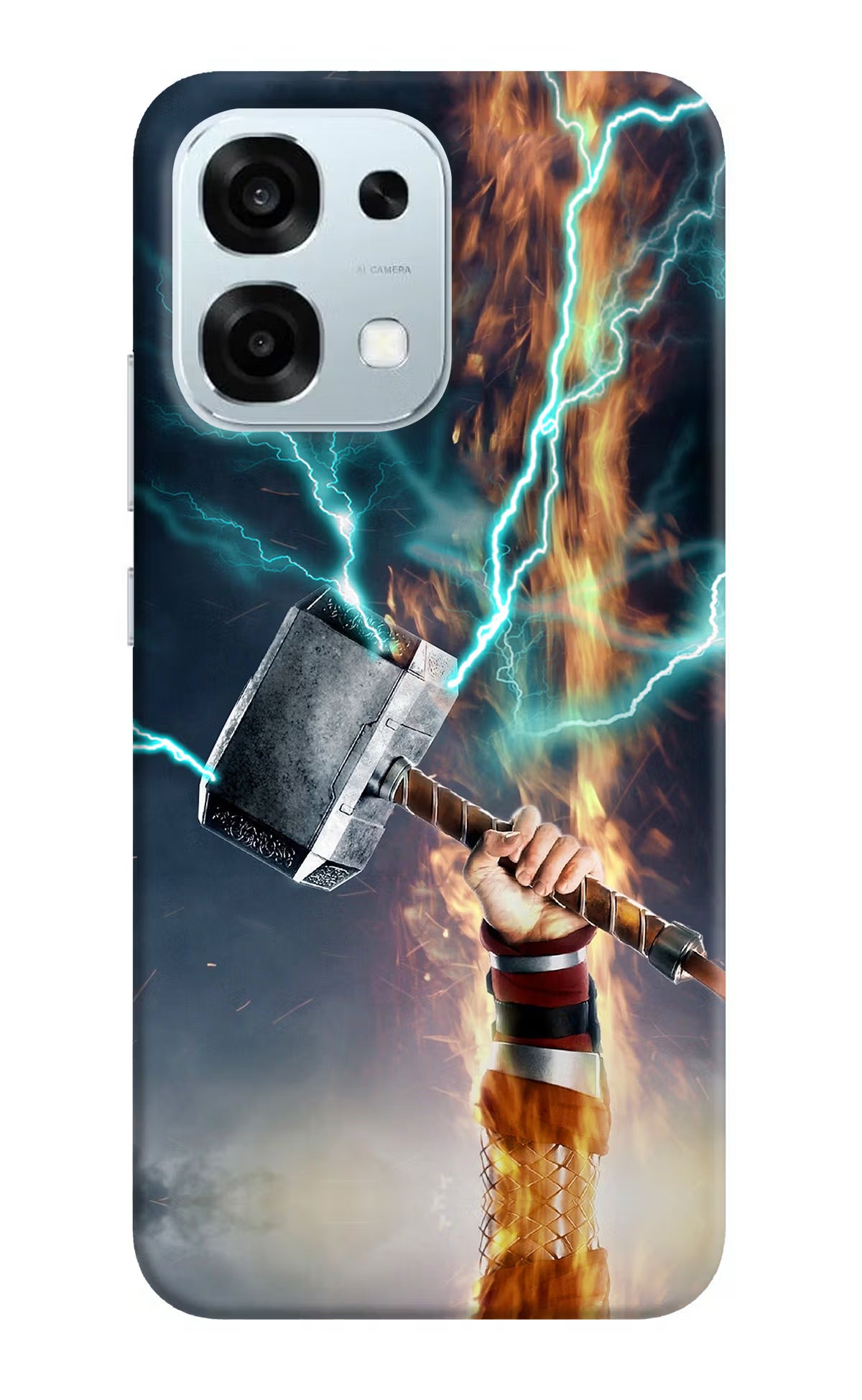 Thor Hammer Mjolnir Oppo F31 5G Hard Case Back Cover by Casekaro
