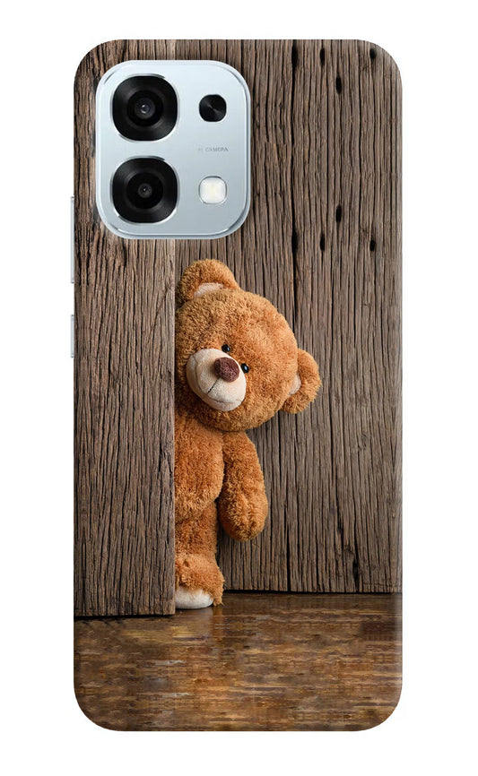 Teddy Wooden Oppo F31 5G Hard Case Back Cover by Casekaro