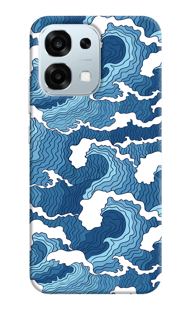 Blue Waves Oppo F31 5G Hard Case Back Cover by Casekaro