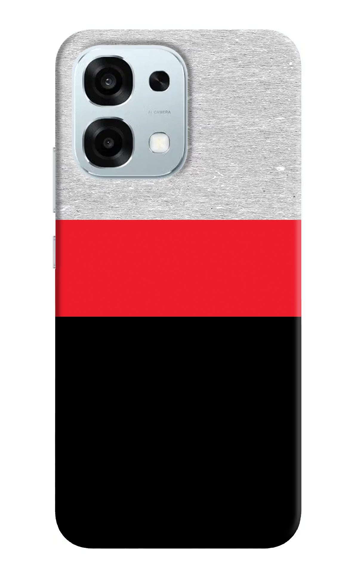 Tri Color Pattern Oppo F31 5G Hard Case Back Cover by Casekaro
