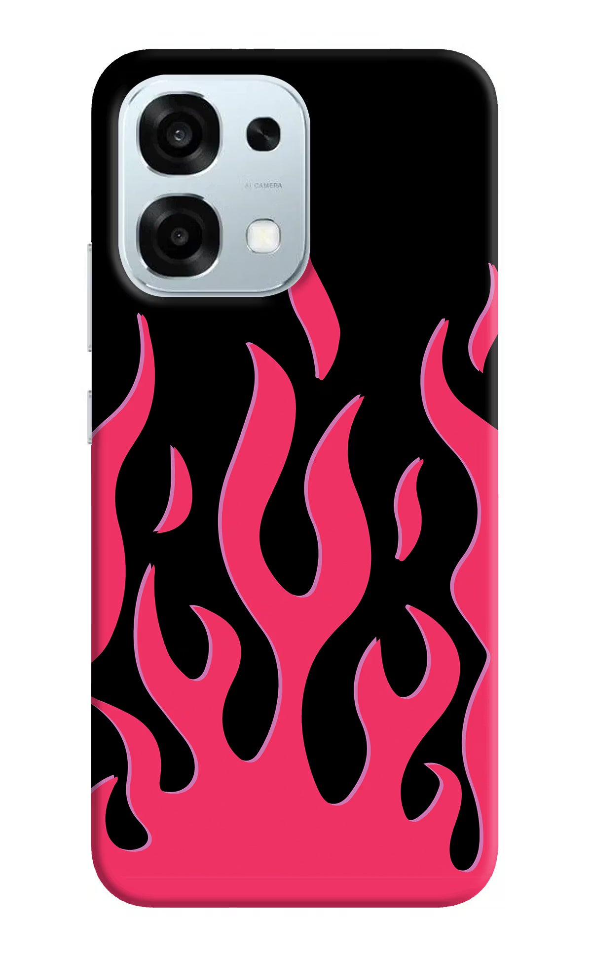 Fire Flames Oppo F31 5G Hard Case Back Cover by Casekaro