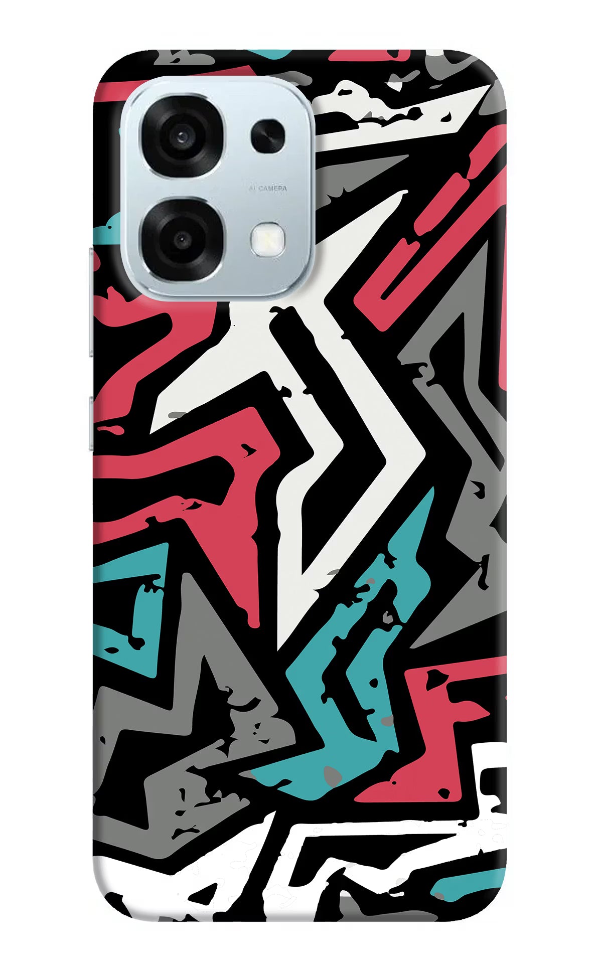 Geometric Graffiti Oppo F31 5G Hard Case Back Cover by Casekaro