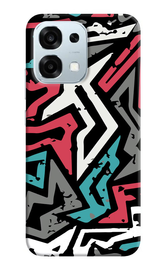 Geometric Graffiti Oppo F31 5G Hard Case Back Cover by Casekaro