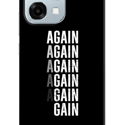 Again Again Gain Oppo F31 5G Hard Case Back Cover by Casekaro