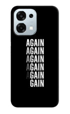 Again Again Gain Oppo F31 5G Hard Case Back Cover by Casekaro