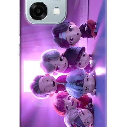 BTS Chibi Oppo F31 5G Hard Case Back Cover by Casekaro