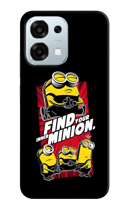 Find your inner Minion Oppo F31 5G Hard Case Back Cover by Casekaro