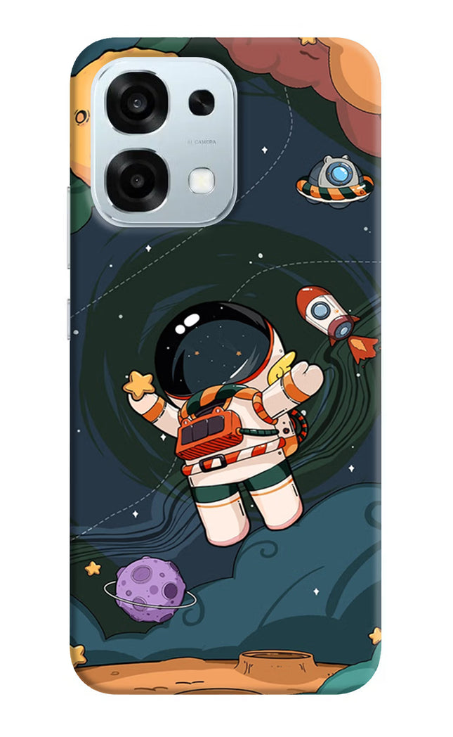 Cartoon Astronaut Oppo F31 5G Hard Case Back Cover by Casekaro