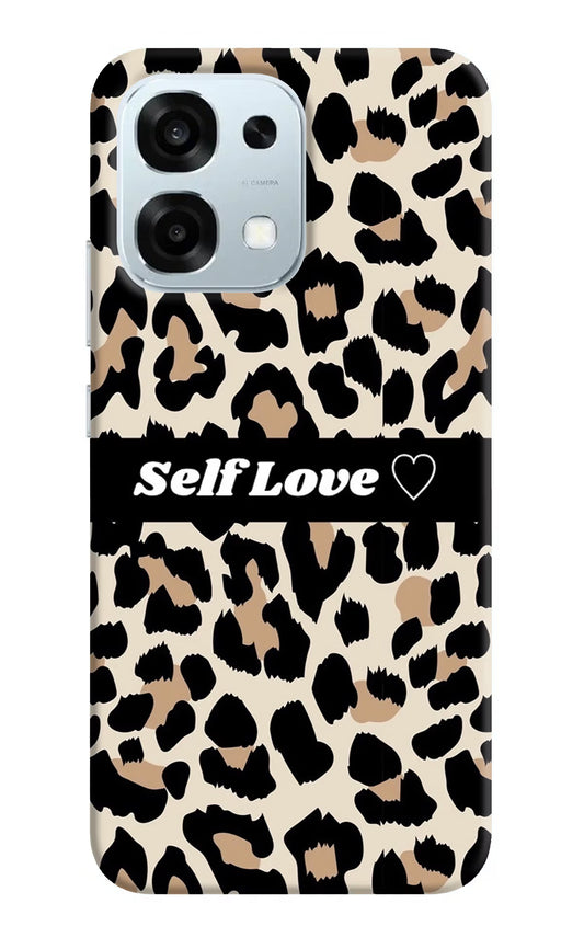 Leopard Print Self Love Oppo F31 5G Hard Case Back Cover by Casekaro