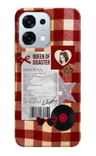 Queen of Disaster Oppo F31 5G Hard Case Back Cover by Casekaro